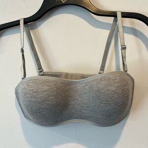 Gray Women's Strapless Bra